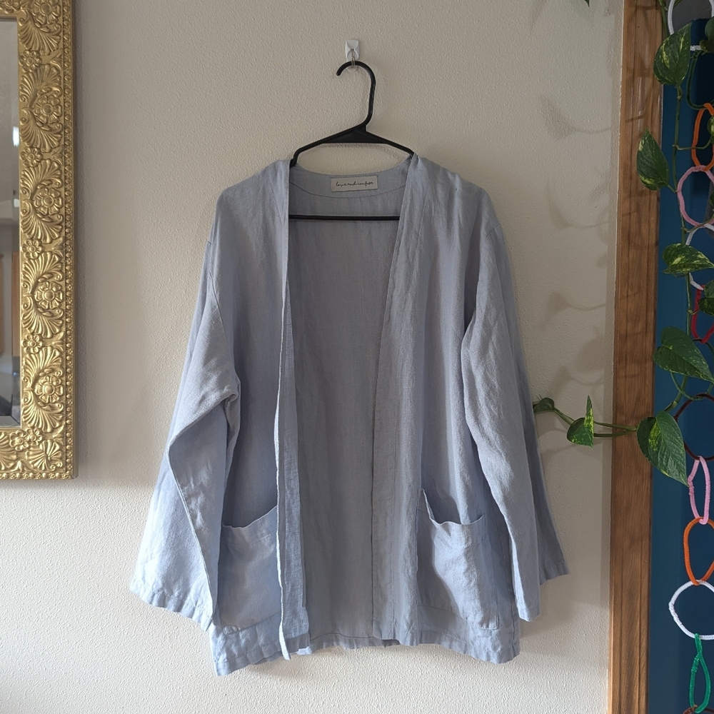 LoveAndConfuse Linen Jacket - Picture 3 of 8